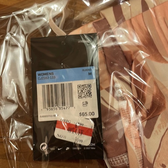 Nike Women's Dri-Fit Crop Leggings Botanical palm print M - Picture 11 of 12